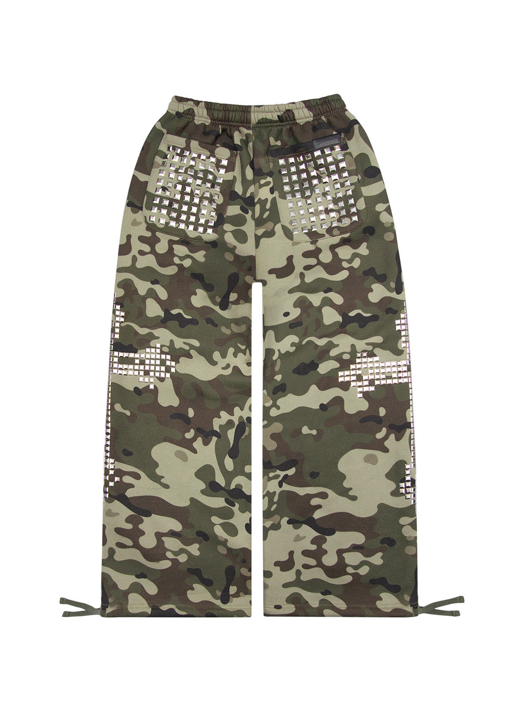FAITHFUL STUDDED OVERSIZED SWEATPANTS CAMO